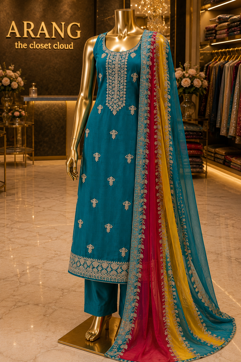 The Premium Designer Luxury Style Dress Material Suit