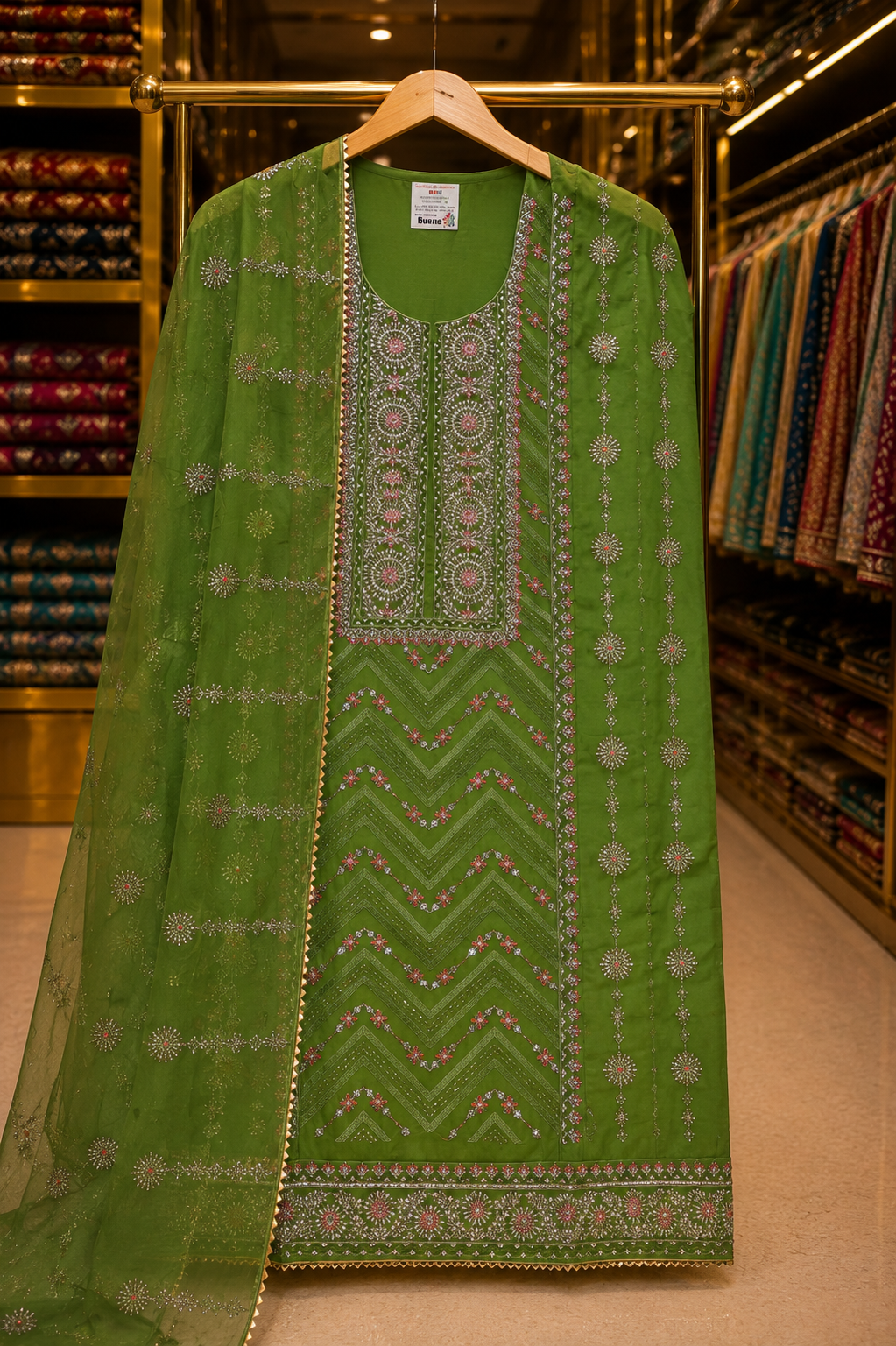The Elegant Premium Pakistani Designer Dress Material Suit