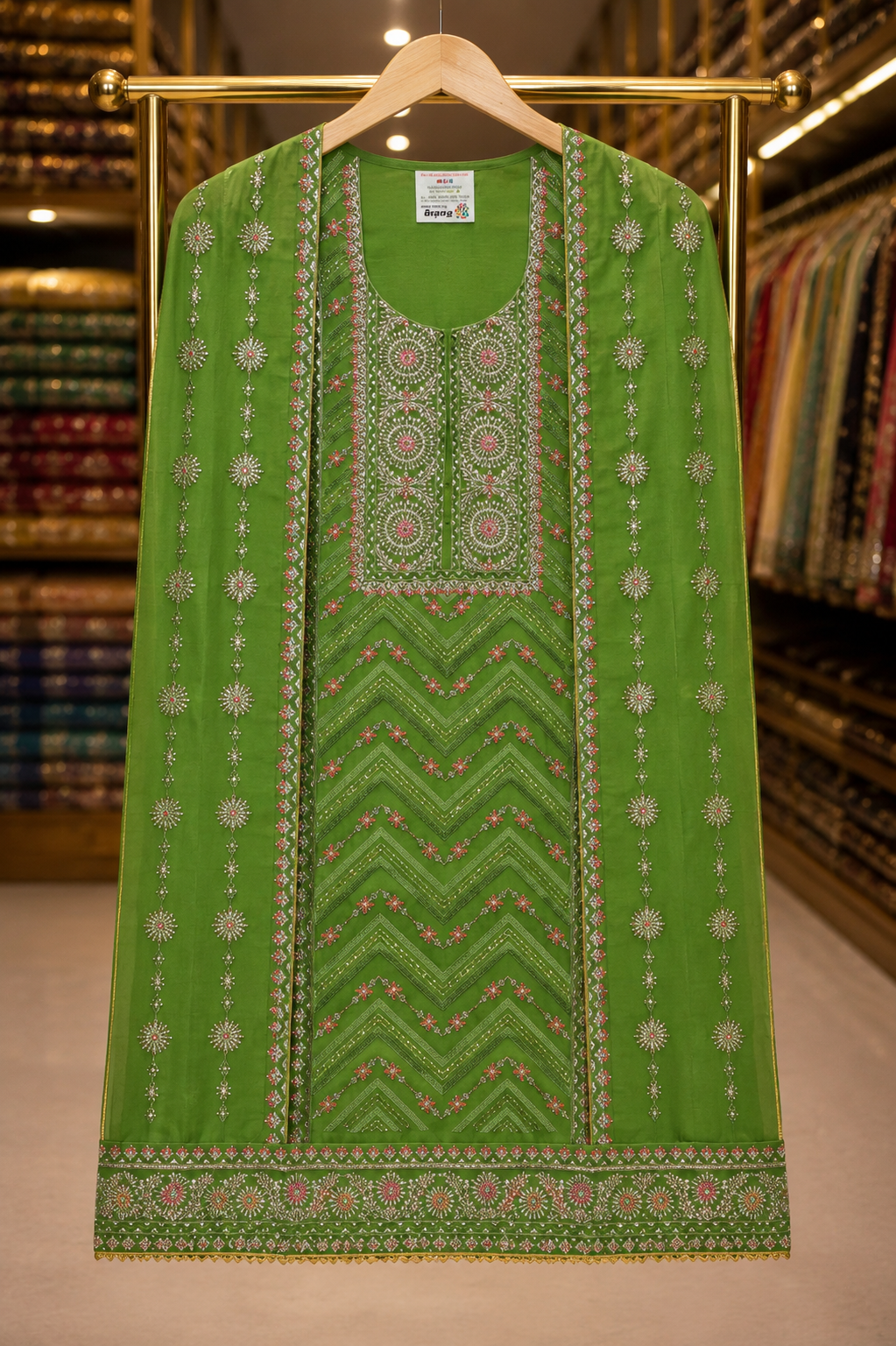 The Elegant Premium Pakistani Designer Dress Material Suit