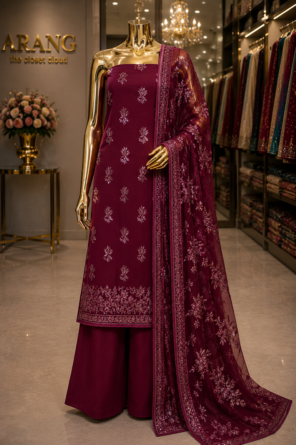 The Premium Designer Luxury Style Dress Material Suit