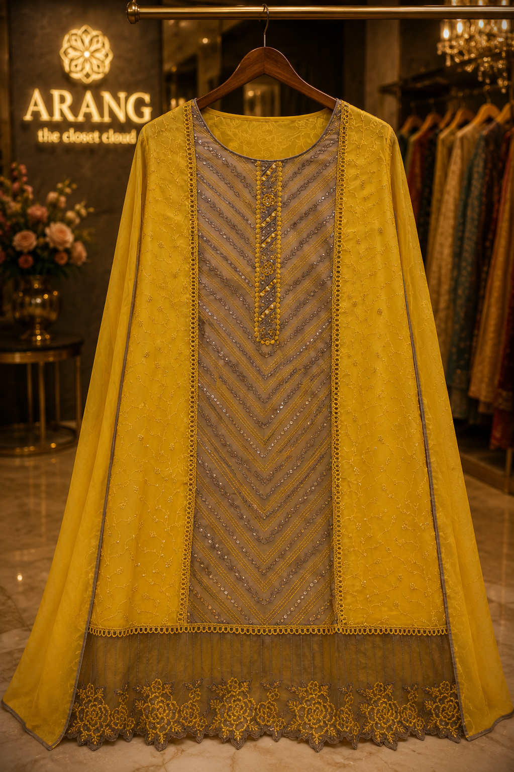 The Elegant Premium Designer Dress Material Suit