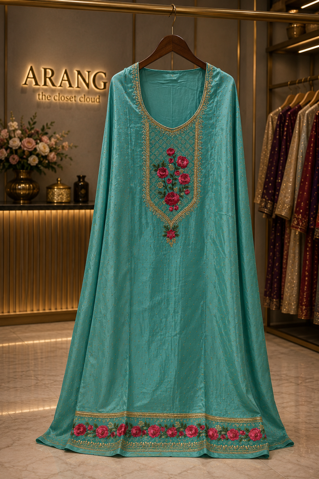 The Designer Pakistani Style Dress Material Suit