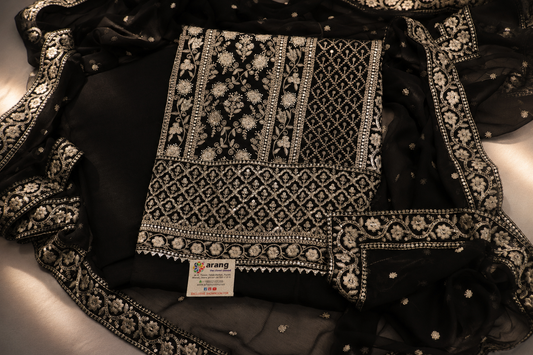 The Elegant Style Pakistani Dress Material Suit