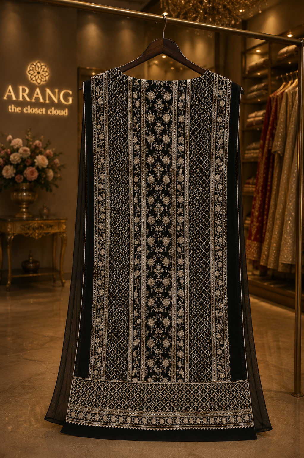 The Elegant Style Pakistani Dress Material Suit