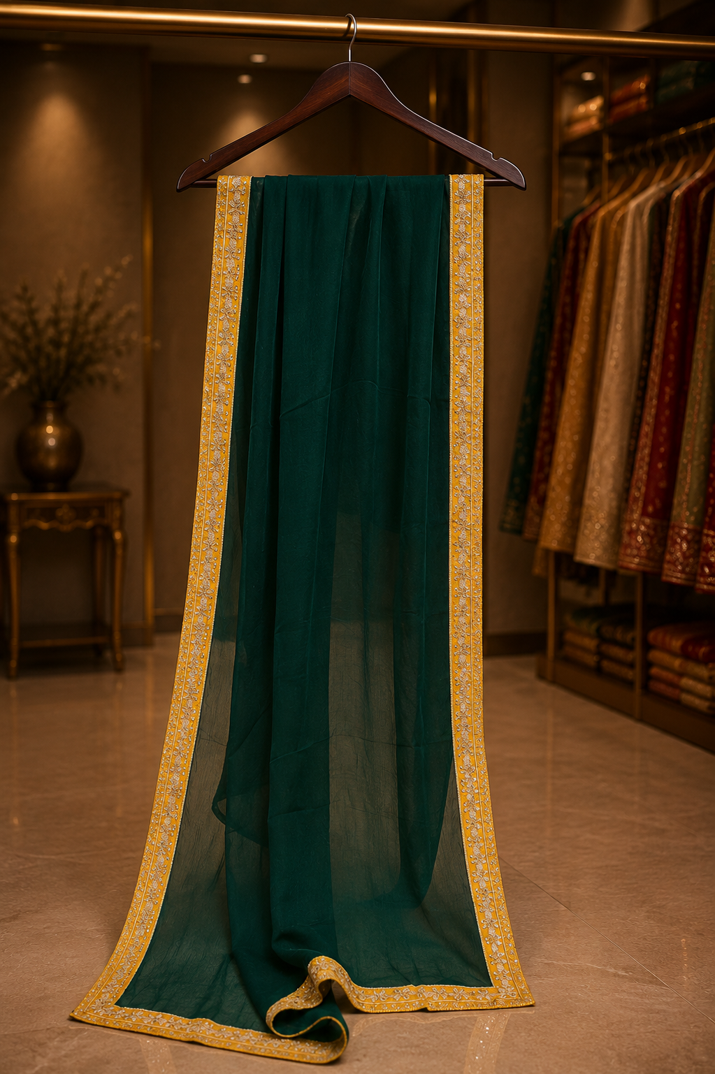 The Designer Double Shade Style Dress Material Suit