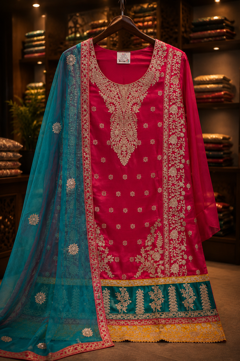 The Designer Pakistani Style Dress Material Suit