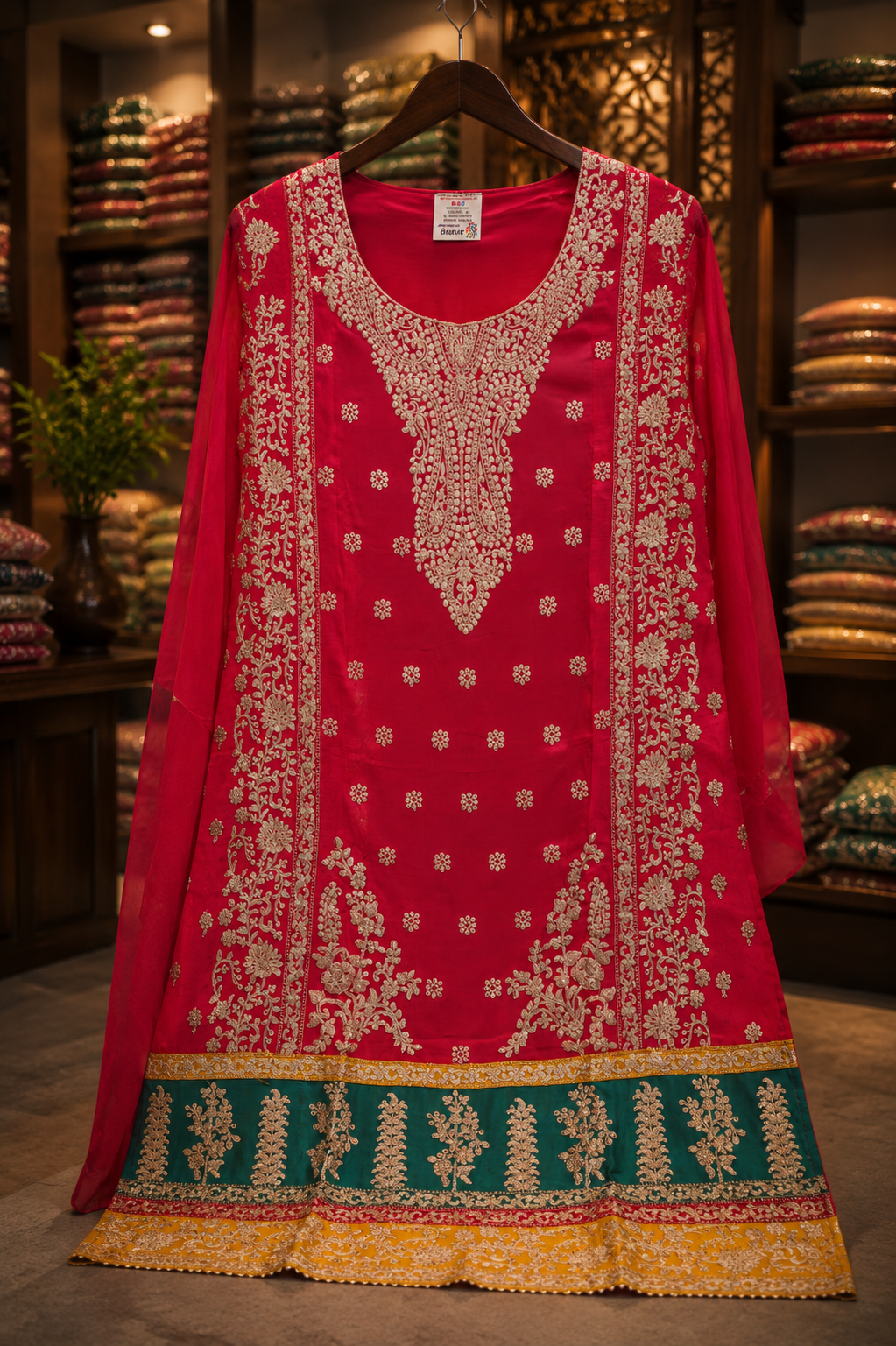 The Designer Pakistani Style Dress Material Suit