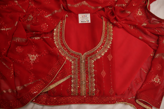 The Premium Wedding Wear Dress Material Suit