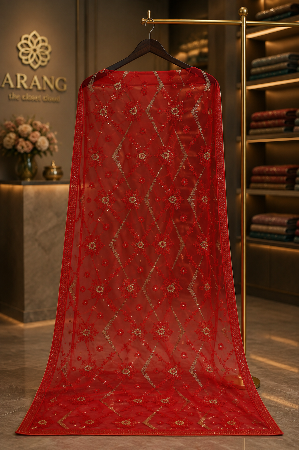 The Premium Wedding Wear Dress Material Suit