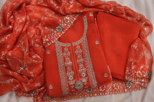 The Premium Designer Pakistani Dress Material Suit
