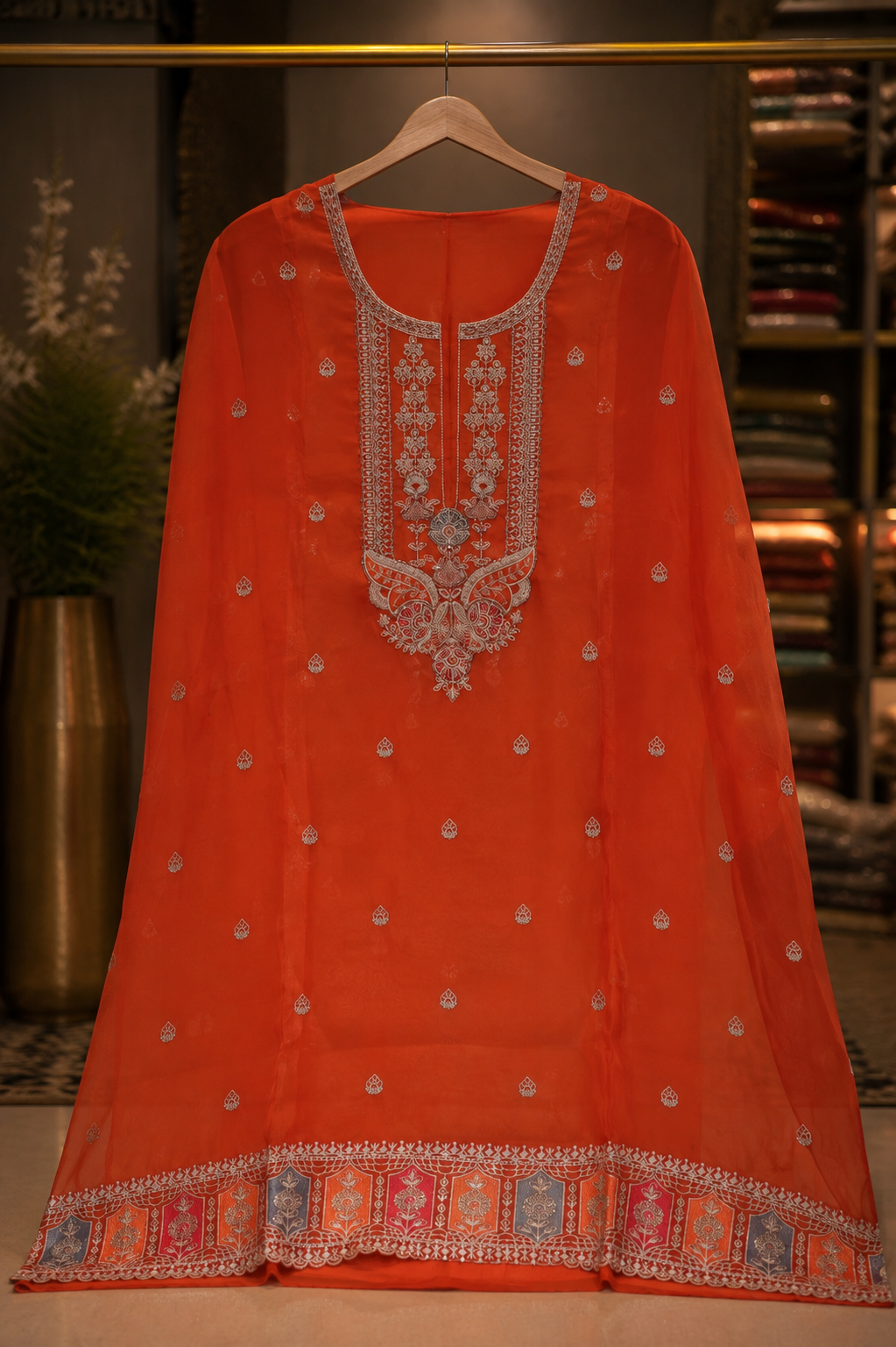 The Premium Designer Pakistani Dress Material Suit