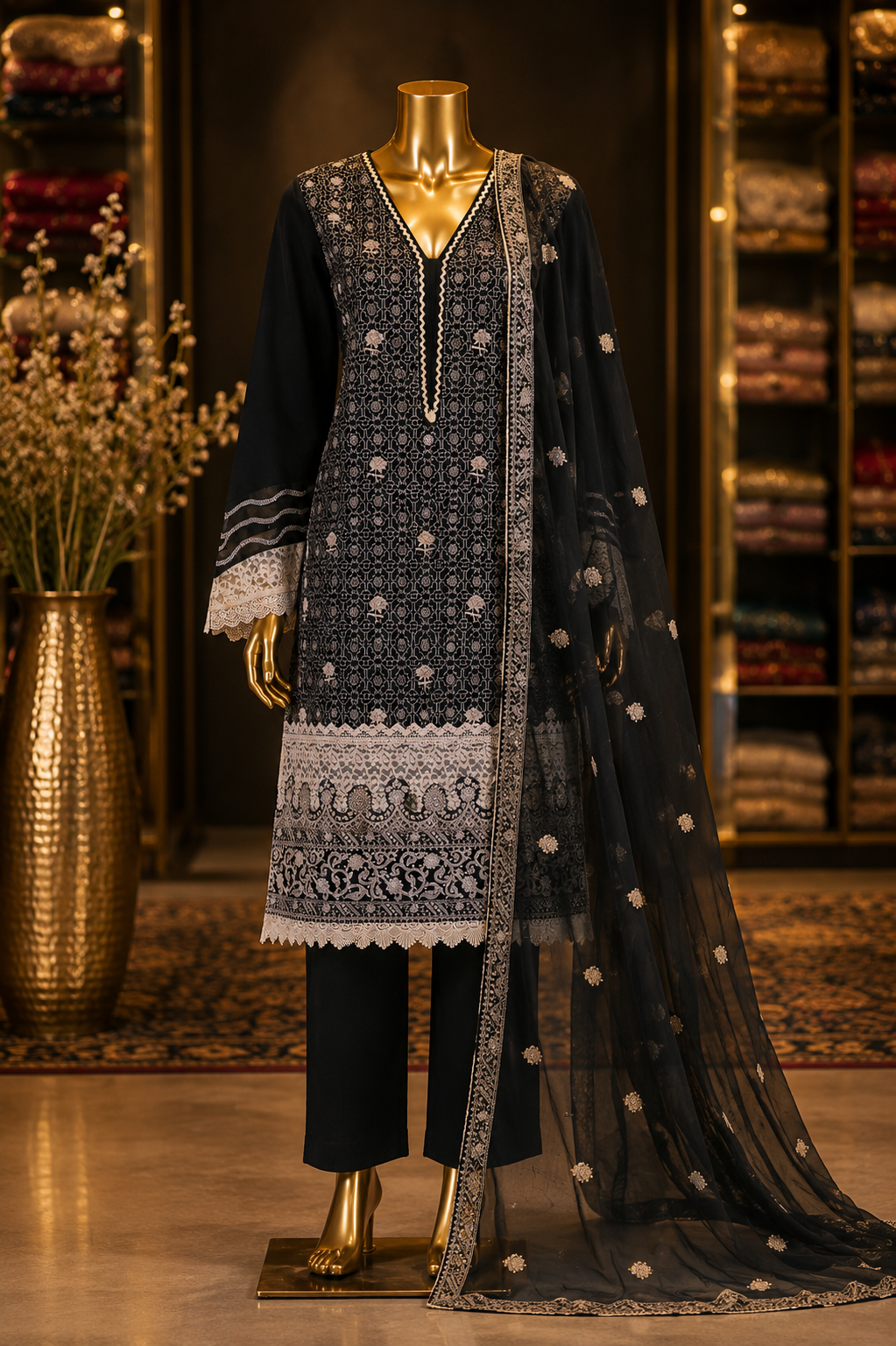 The Premium Pakistani Dress Material Suit