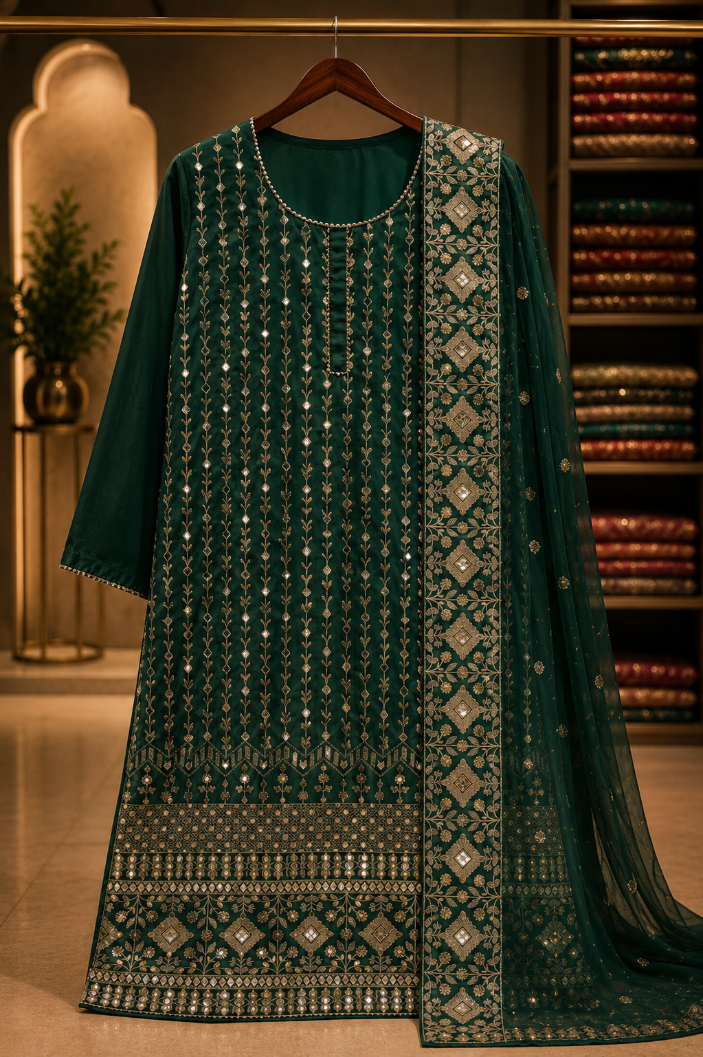 The Premium Pakistani Dress Material Suit