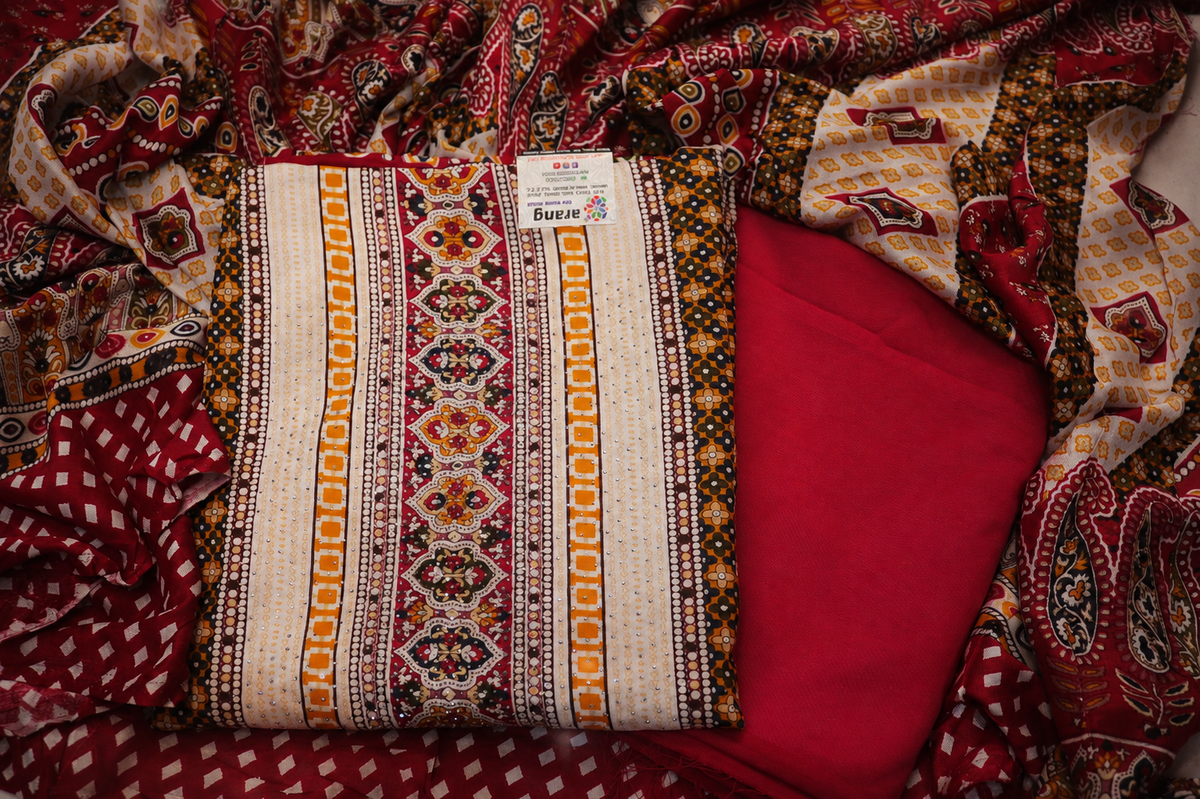 The Premium Pakistani Lawn Dress Material Suit