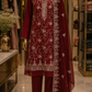 "The Designer Wedding Wear Dress Material Suit