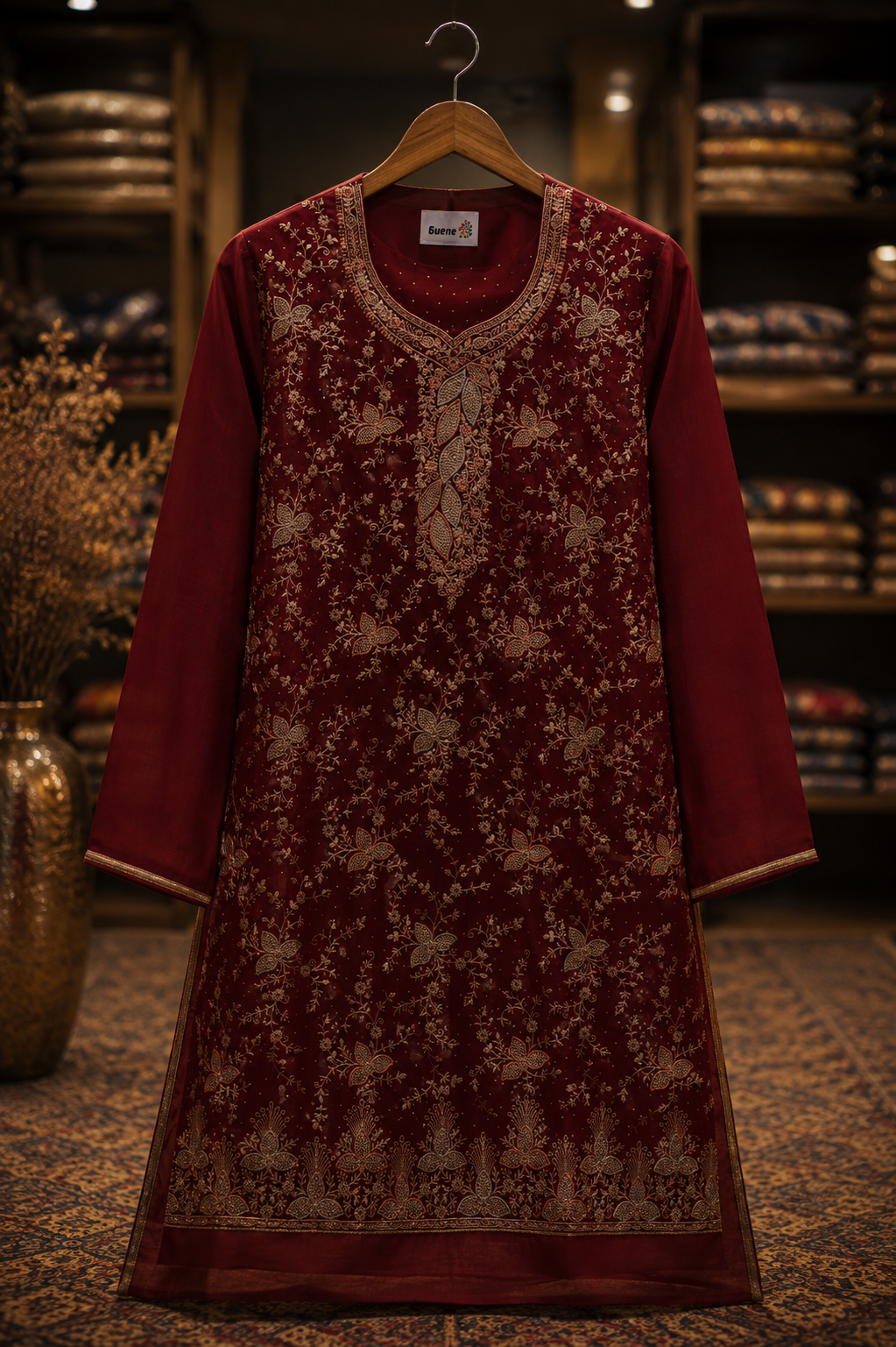 "The Designer Wedding Wear Dress Material Suit