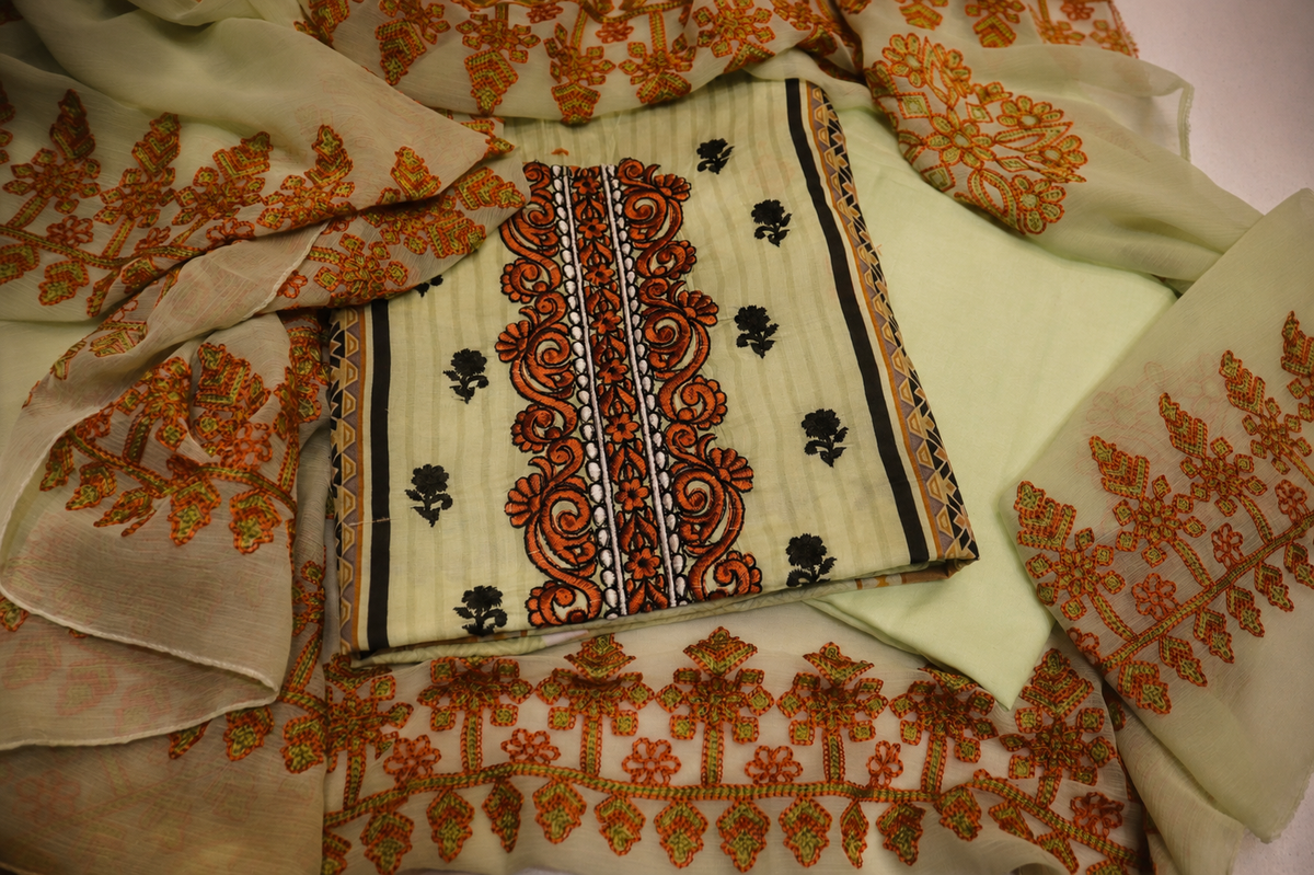 The Premium Pakistani Lawn Dress Material Suit