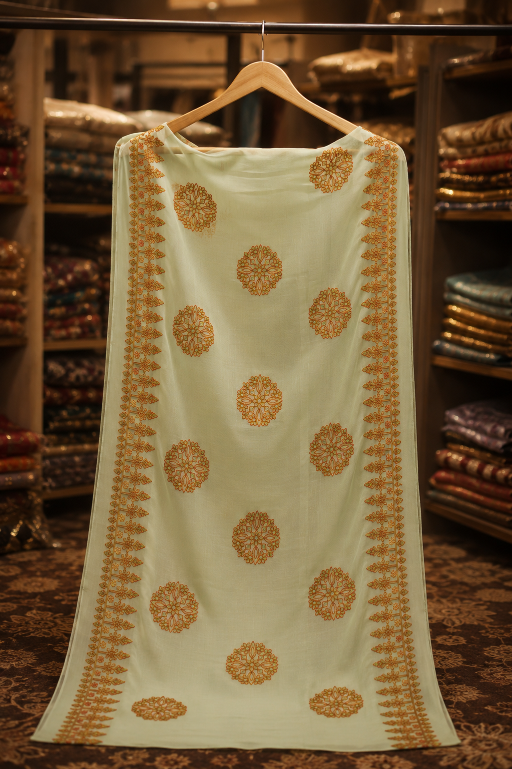 The Premium Pakistani Lawn Dress Material Suit