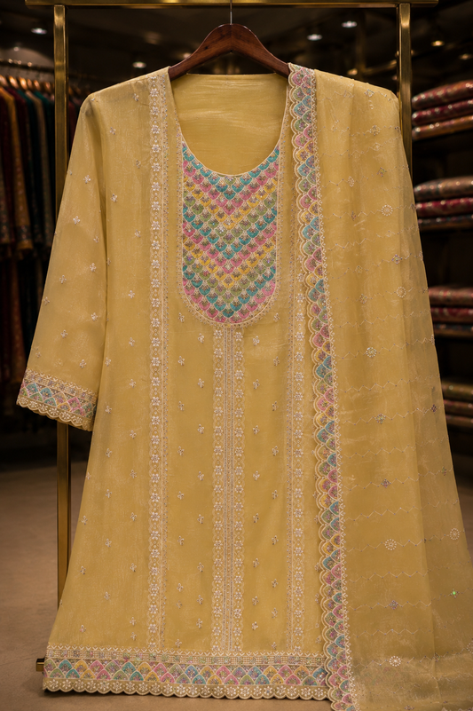 The Premium Pakistani Desinger Dress Material Suit
