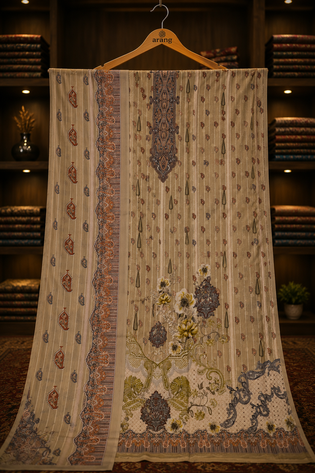 The Designer Pakistani Lawn Dress Material Suit