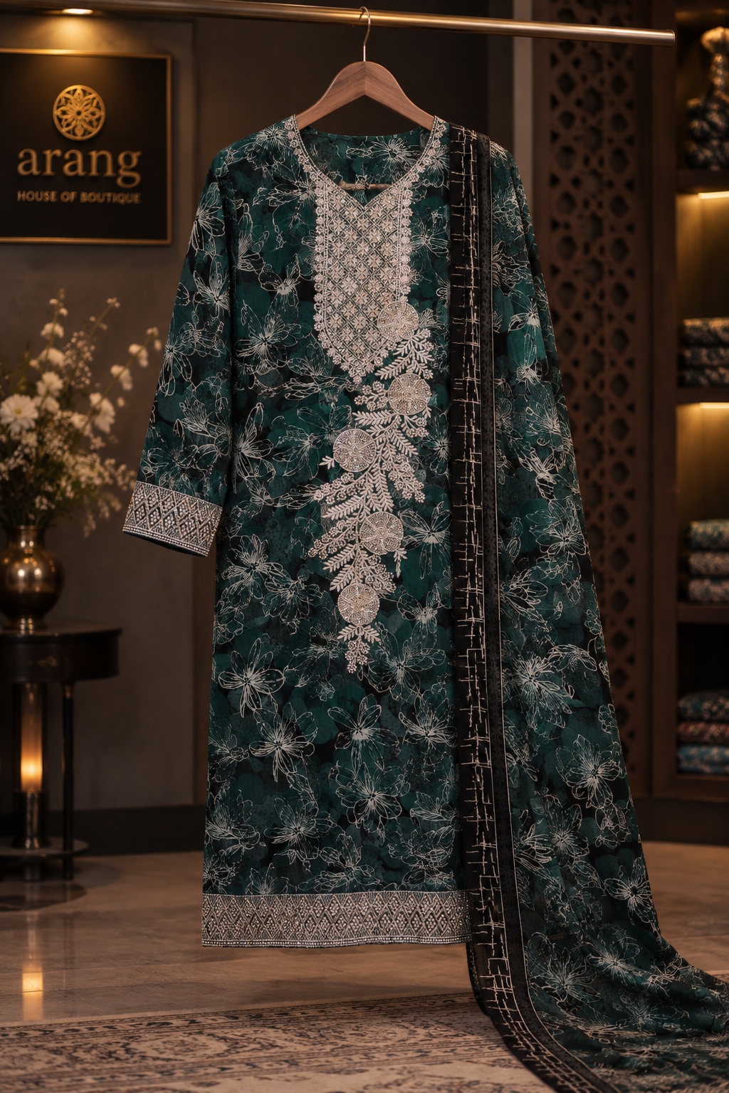 The Designer Wear Style Dress Material Suit