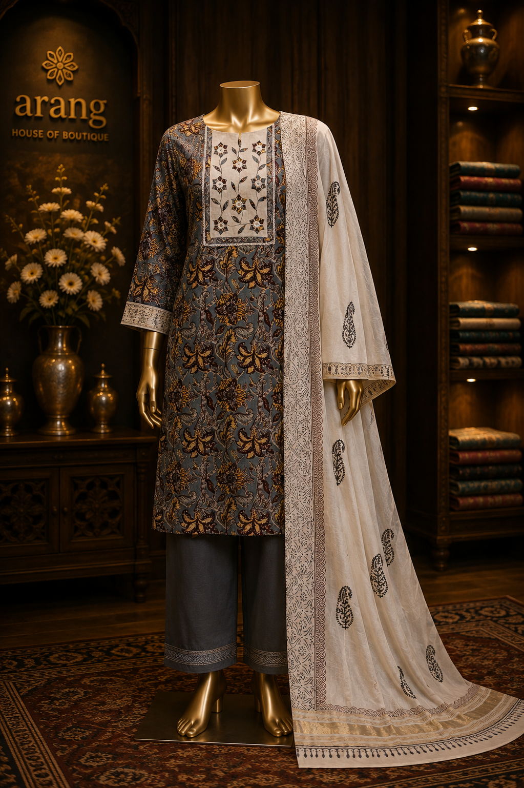 The Designer Wear Style Dress Material Suit