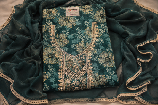 The Designer Wear Style Dress Material Suit