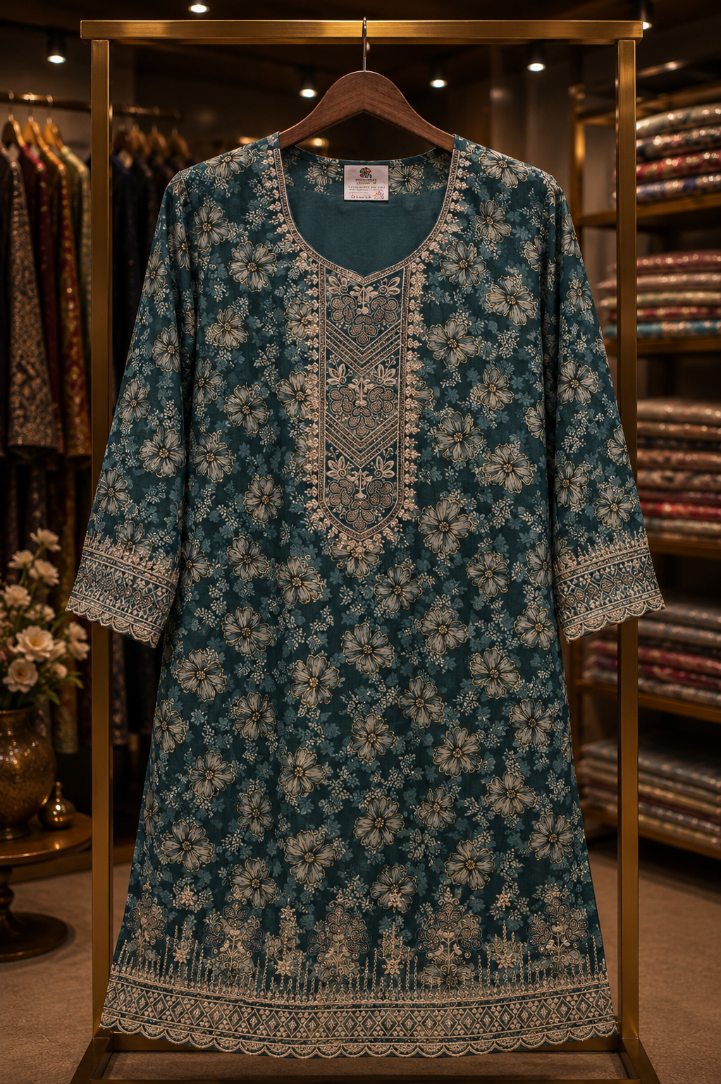 The Designer Wear Style Dress Material Suit