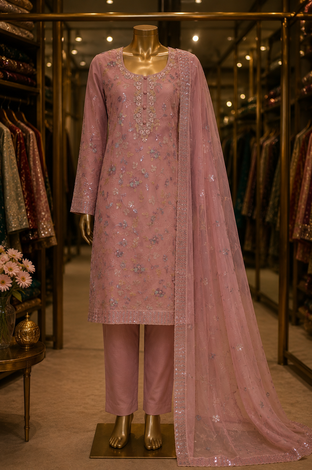 "The Designer Pakistani Wear Dress Material Suit