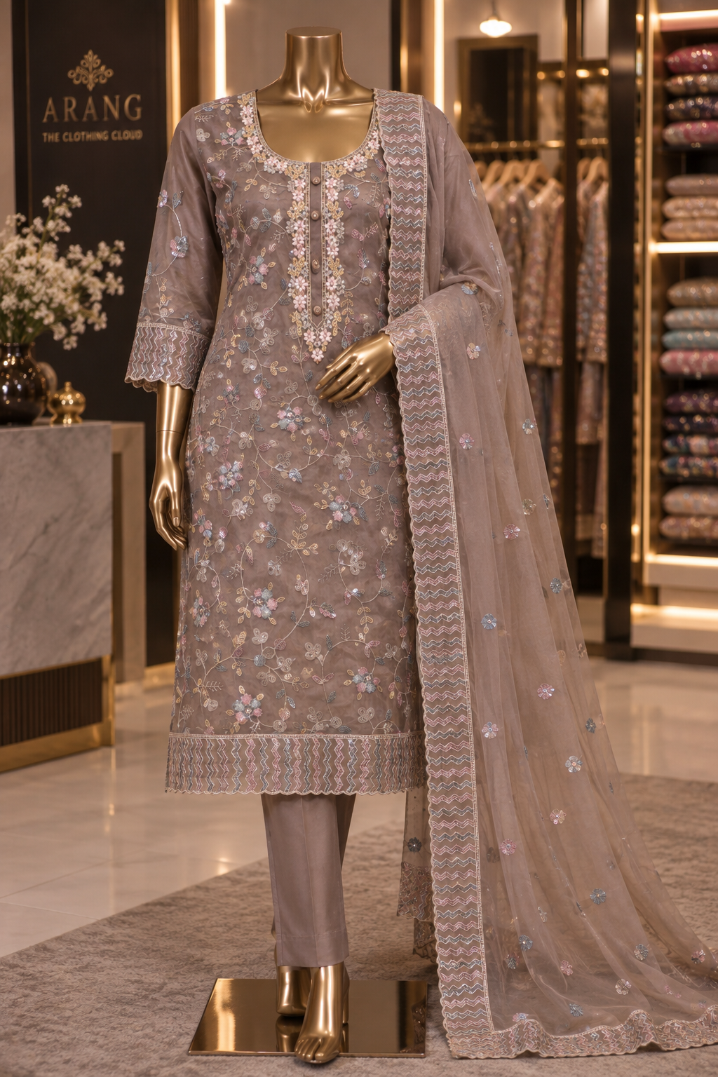 "The Designer Pakistani Wear Dress Material Suit