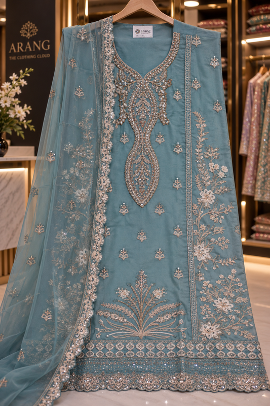 "The Designer Pakistani Wear Dress Material Suit