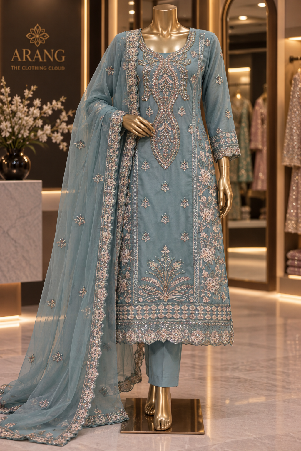 "The Designer Pakistani Wear Dress Material Suit