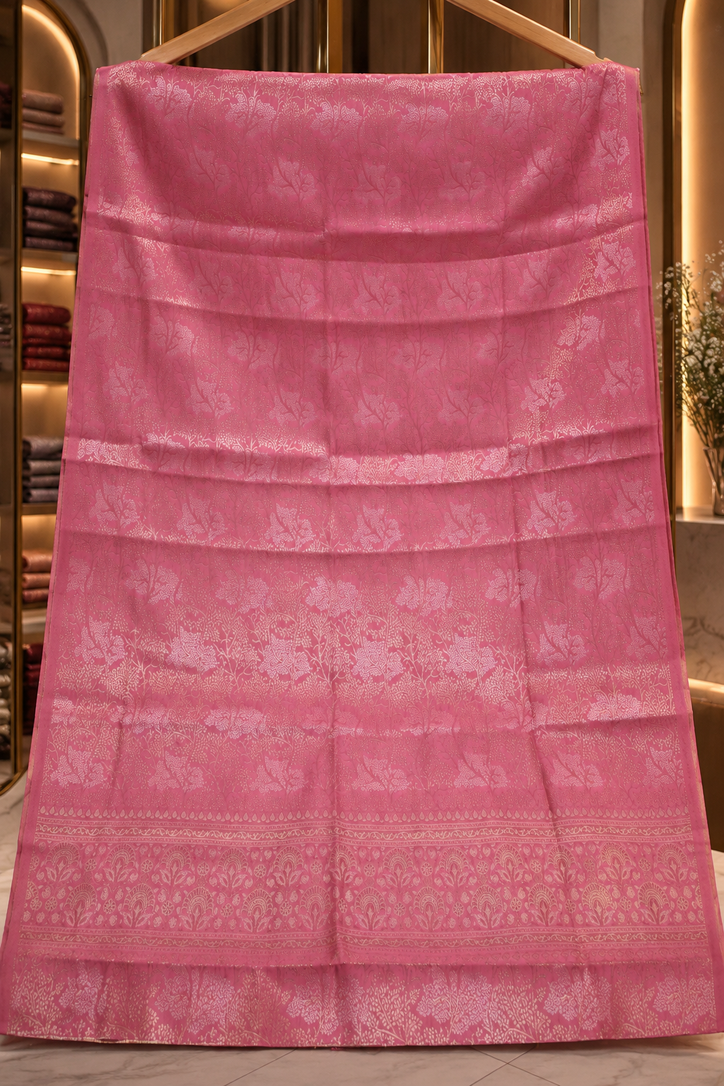 The Premium Designer Banarasi Silk Dress Material Suit