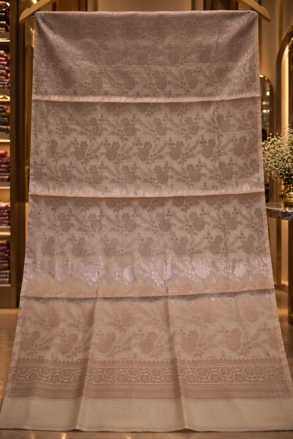 The Premium Designer Banarasi Silk Dress Material Suit