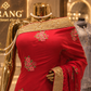 "The Pure Red" Premium Designer Saree