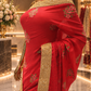"The Pure Red" Premium Designer Saree