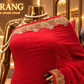 "The Persian Red" Premium Designer Saree
