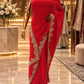 "The Persian Red" Premium Designer Saree