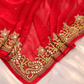 "The Persian Red" Premium Designer Saree