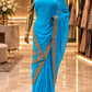 "The Azure Blue" Premium Designer Saree