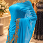 "The Azure Blue" Premium Designer Saree