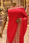 “The Scarlet Red” Premium Designer Saree