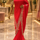“The Scarlet Red” Premium Designer Saree