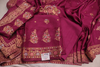 The Premium Designer Banarasi Silk Mina Kari Dress Material Suit