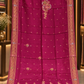 The Premium Designer Banarasi Silk Mina Kari Dress Material Suit