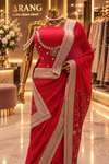 “The Red Mermaid” Premium Designer Saree