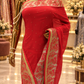 "The Pure Red" Premium Designer Saree