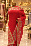 "The Pure Red" Premium Designer Saree