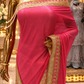 "The Luxury Pink & Golden" Premium Designer Saree