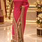 "The Luxury Pink & Golden" Premium Designer Saree